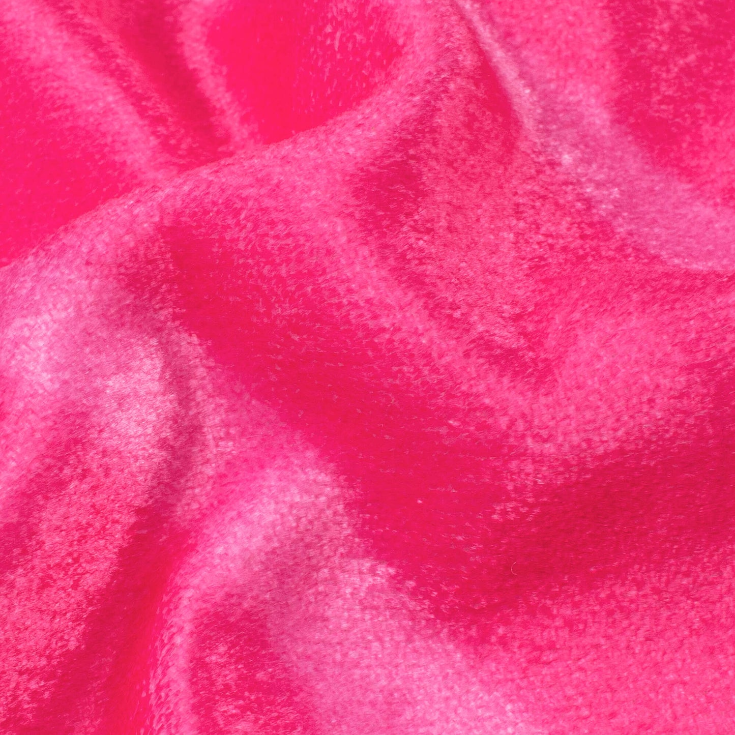 Dark Pink Leheriya Pattern Digital Print Premium Velvet Fabric