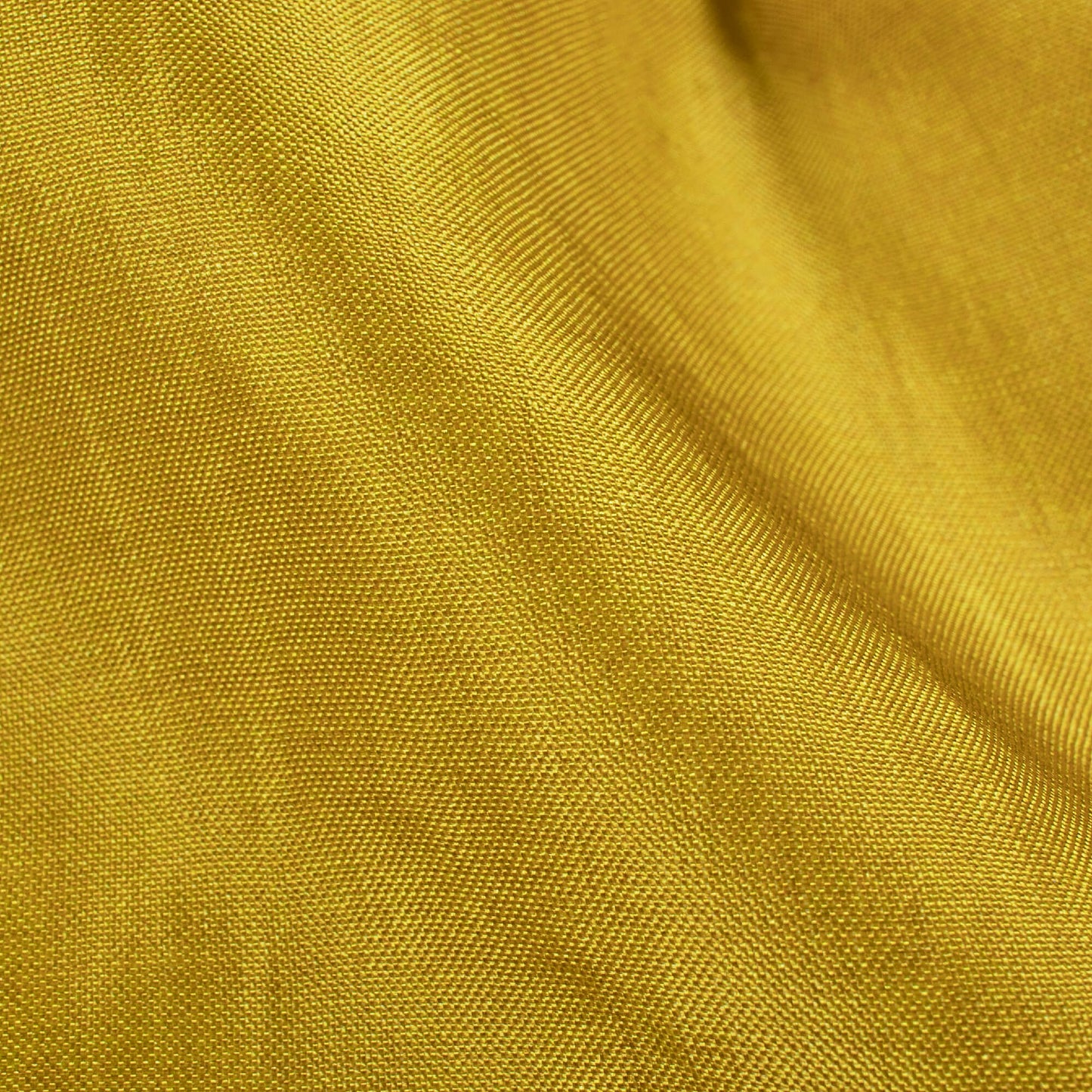 Ochre Yellow Texture Pattern Digital Print Viscose Uppada Silk Fabric