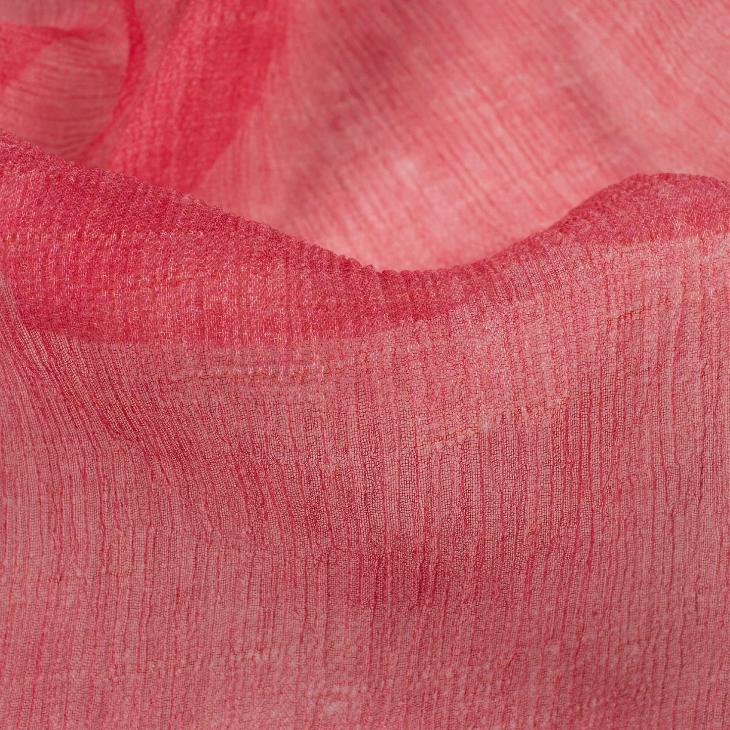 Red Texture Pattern Digital Print Bemberg Chiffon Fabric