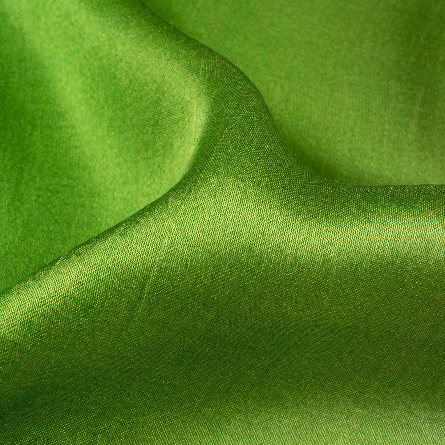 Seaweed Green Ombre Pattern Digital Print Viscose Gaji Silk Fabric