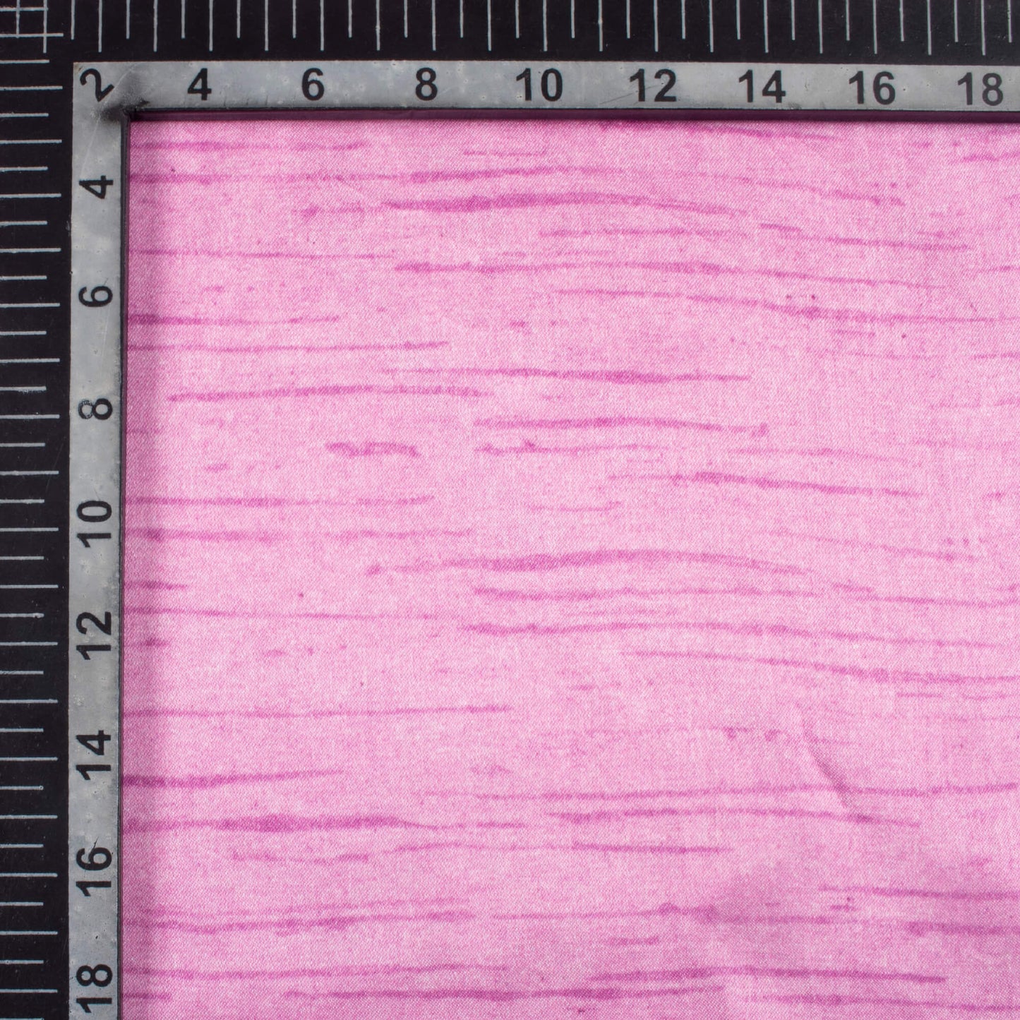 Rose Pink Texture Pattern Digital Print Viscose Gaji Silk Fabric