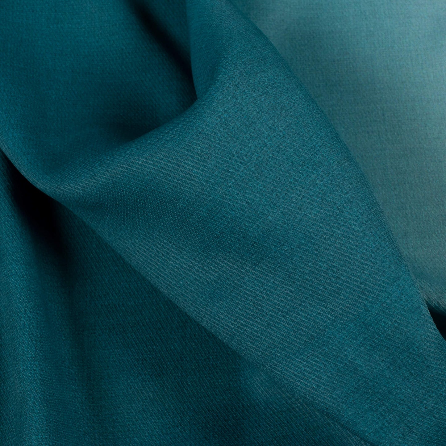 Peacock Blue And White Ombre Pattern Digital Print Twill Fabric (Width 56 Inches)