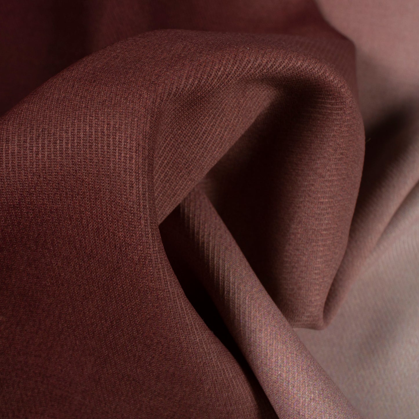 Pecan Brown And White Ombre Pattern Digital Print Twill Fabric (Width 56 Inches)