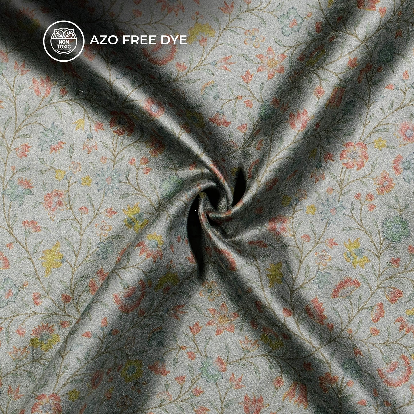 Leafage Printed Deluxe Suede Fabric