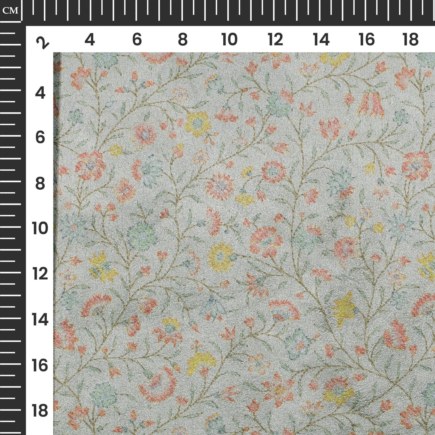 Leafage Printed Deluxe Suede Fabric