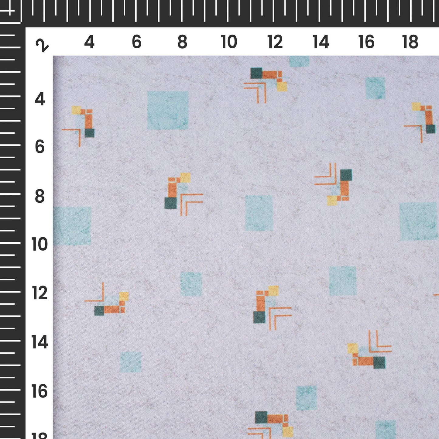Slate Blue Abstract Printed Exclusive Shirting Fabric