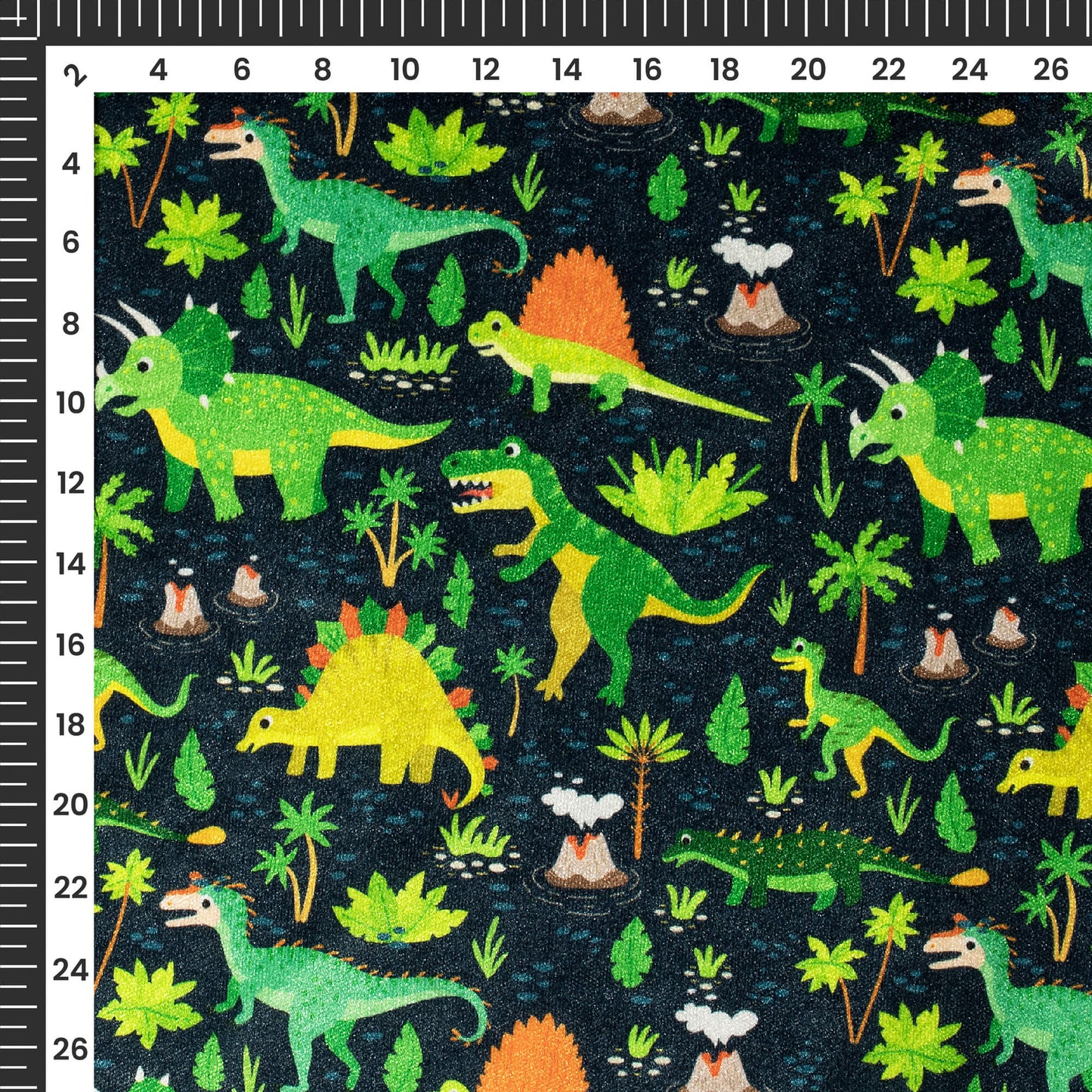 Exclusive Animal Kingdom Print Premium Velvet Fabric