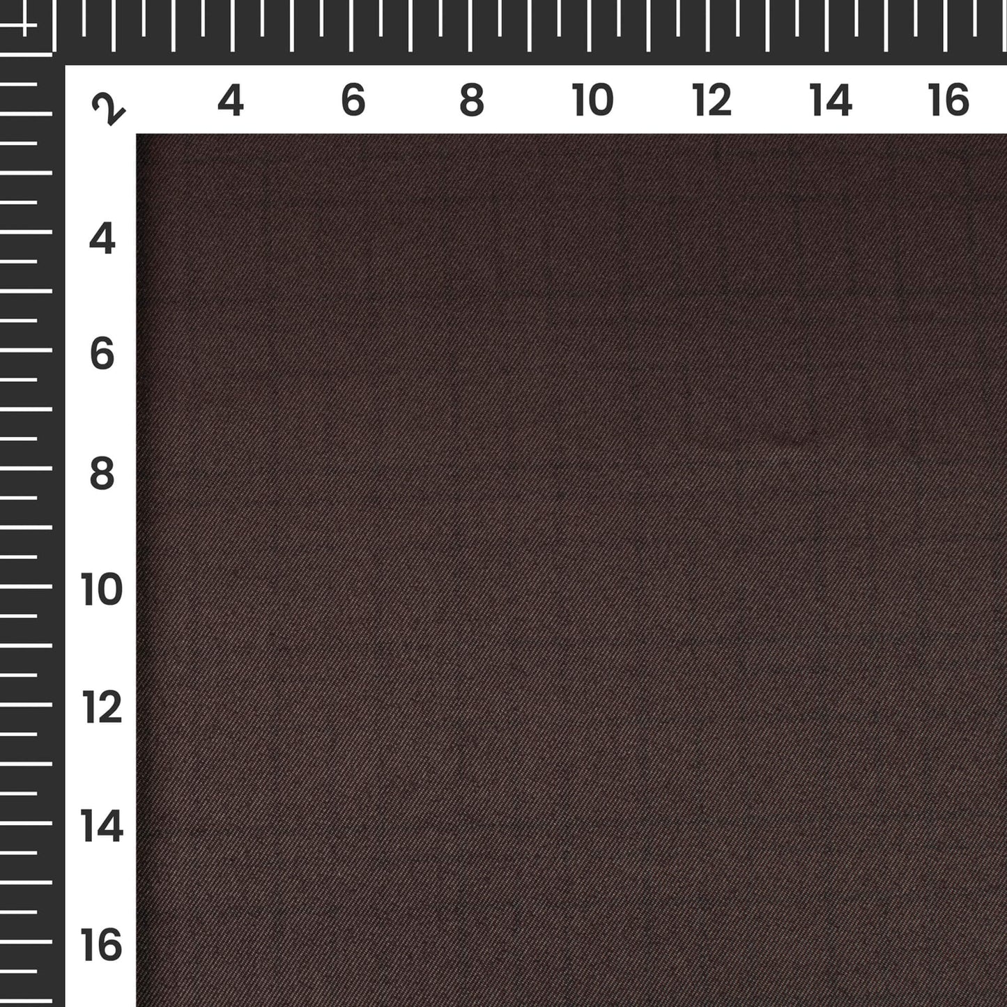 Dark Brown Checks Printed Luxury Suiting Fabric