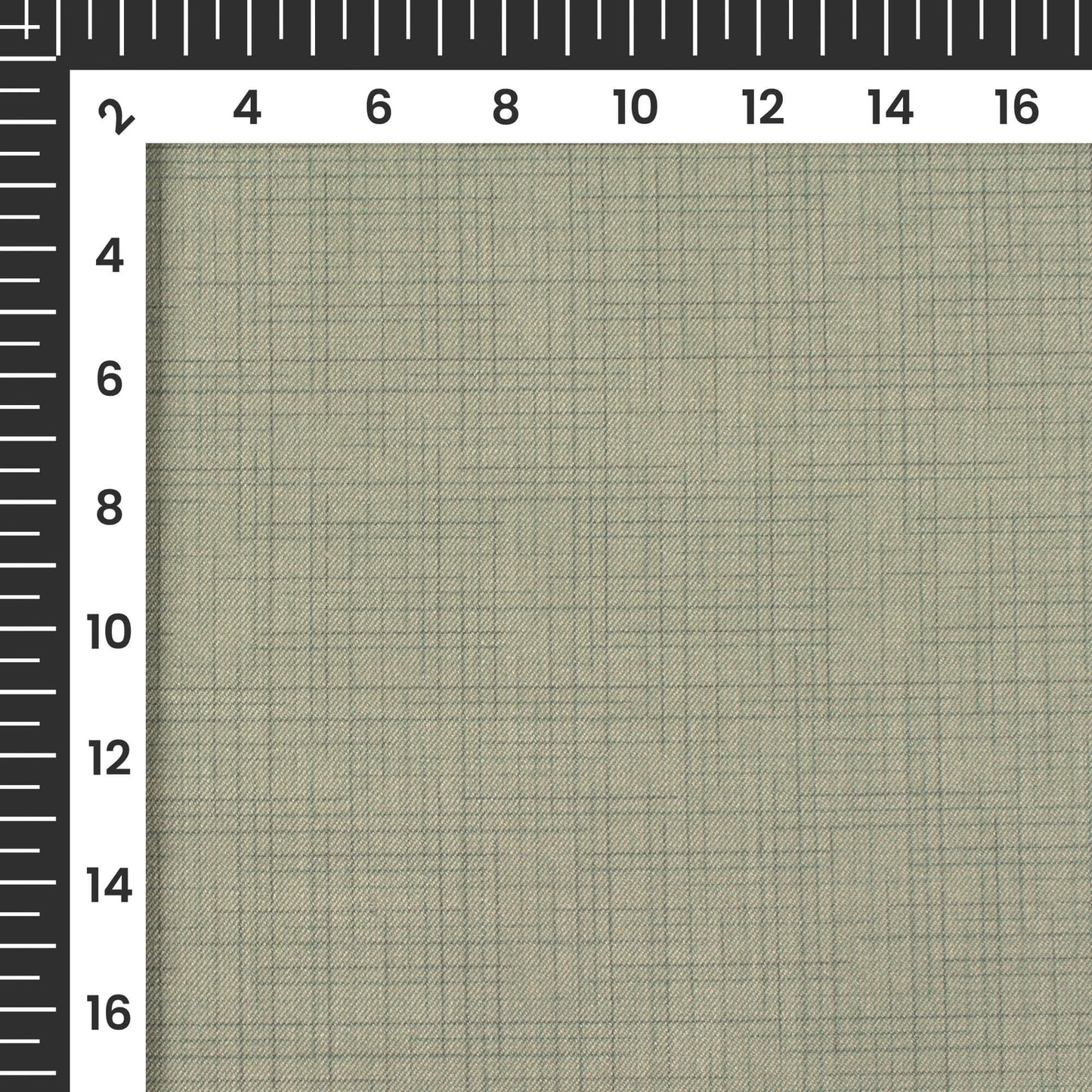 Laurel Green Checks Printed Luxury Suiting Fabric