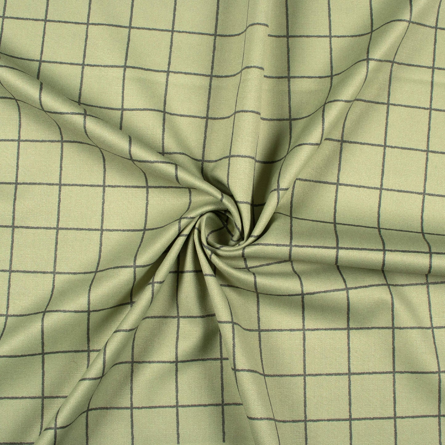 Pistachio Green Checks Printed Luxury Suiting Fabric