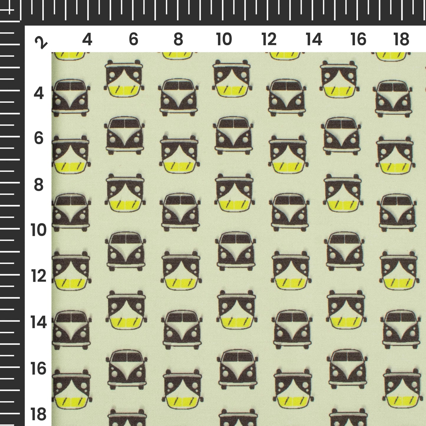 Vintage Cars Printed Exclusive Shirting Fabric