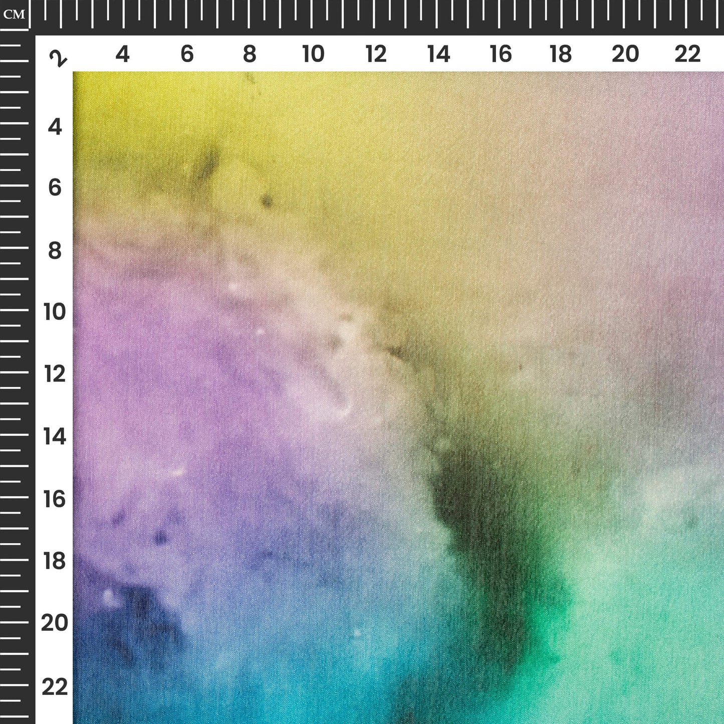 Tye And Dye Digital Print Poly Chinnon Chiffon Fabric