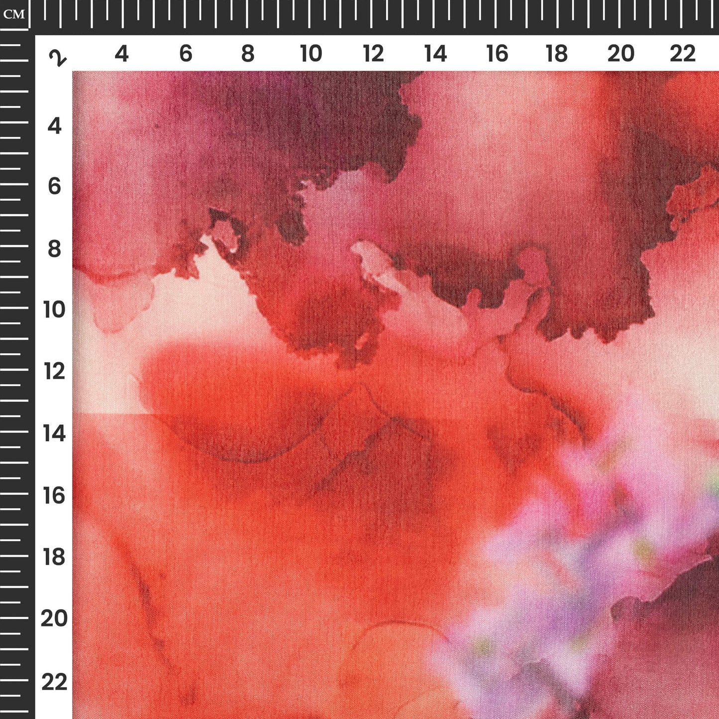 Stunning Tye And Dye Digital Print Poly Chinnon Chiffon Fabric