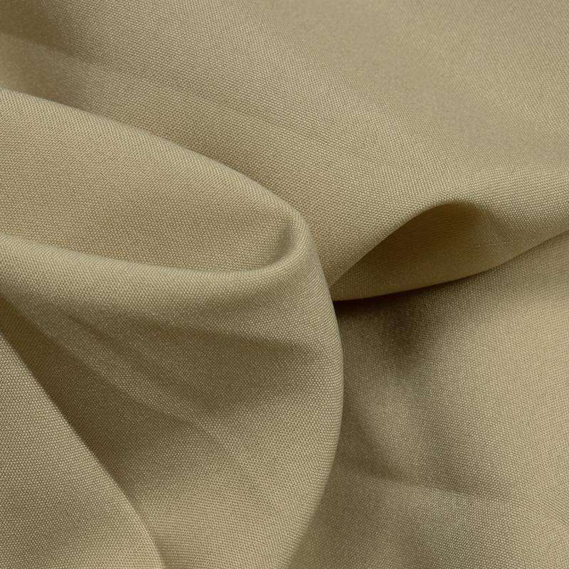 Light Cream Plain Crepe Fabric