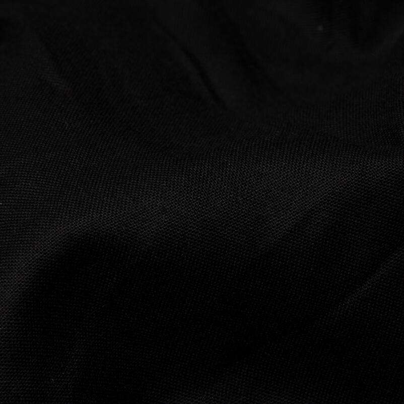 Black Plain Rayon Fabric