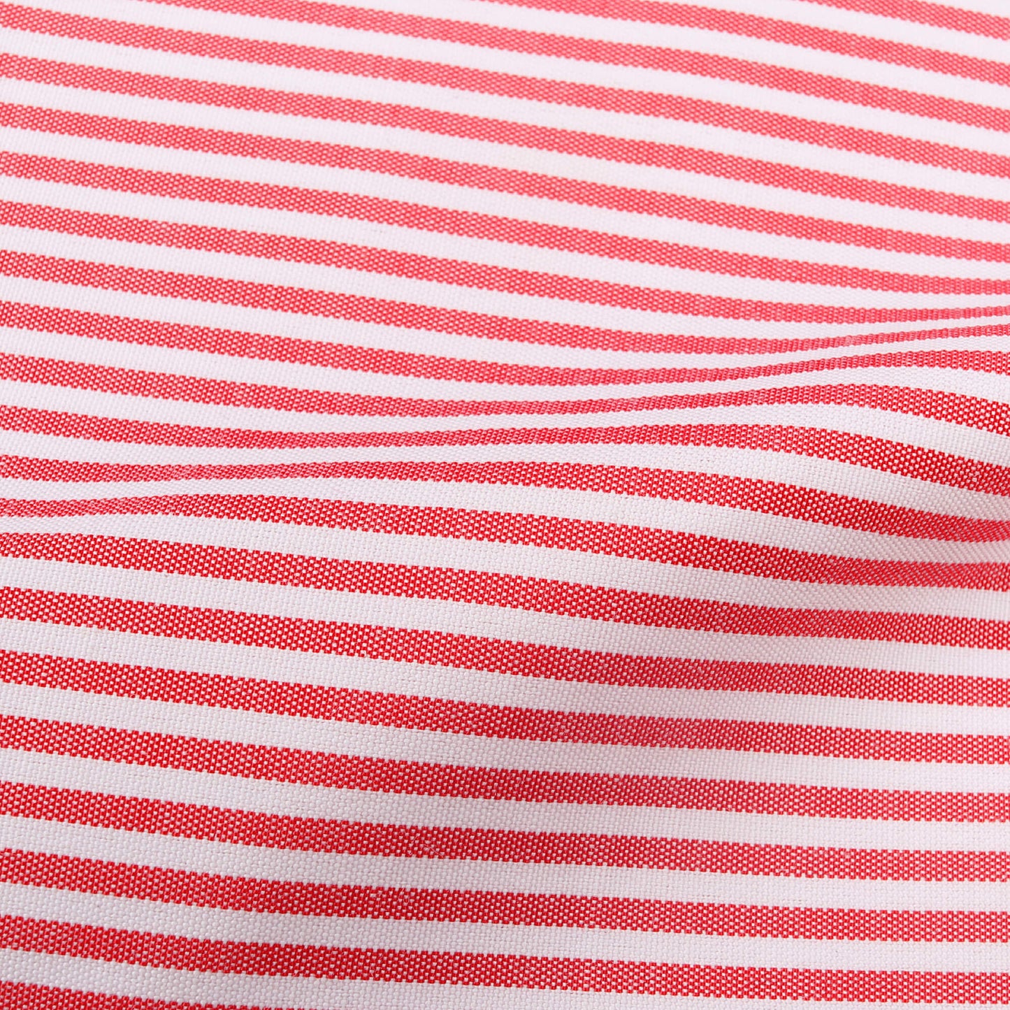 Red And White Stripes Pattern Yarn Dyed Exclusive Shirting Fabric (Width 58 Inches)