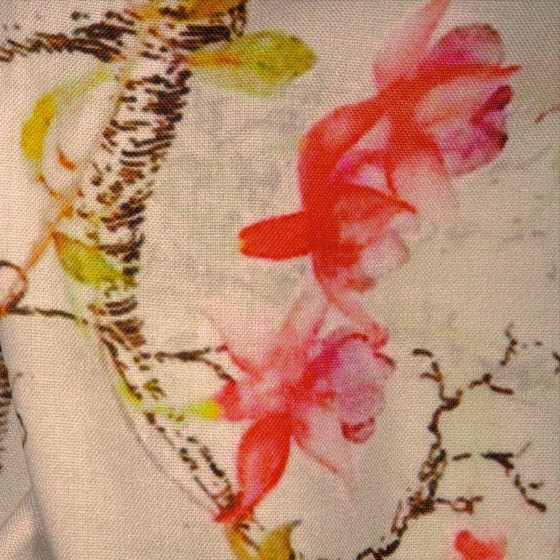 Beige Animal Digital Print Rayon Fabric - Fabcurate