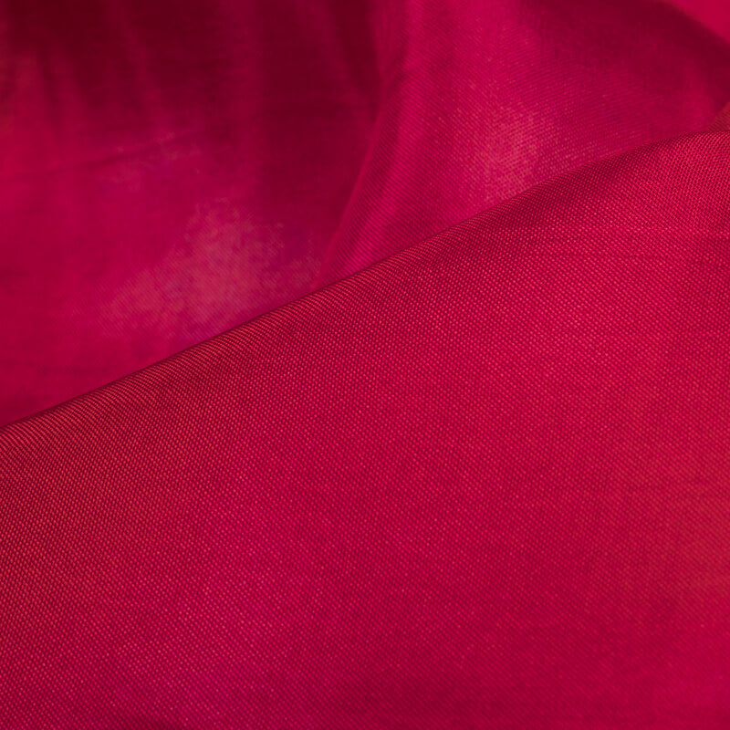 Red Tie And Dye Pattern Digital Print Viscose Uppada Silk Fabric
