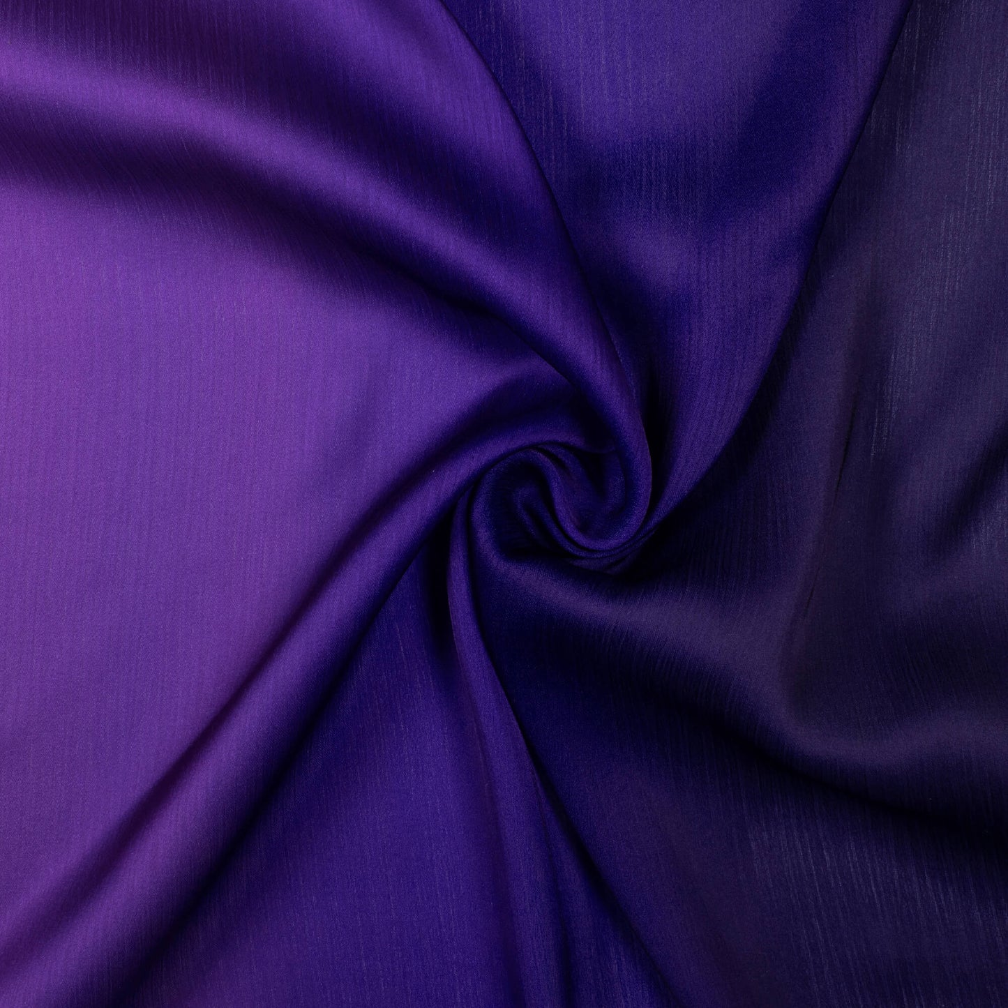 Navy Blue And Violet Purple Ombre Pattern Digital Print Chiffon Satin Fabric - Fabcurate