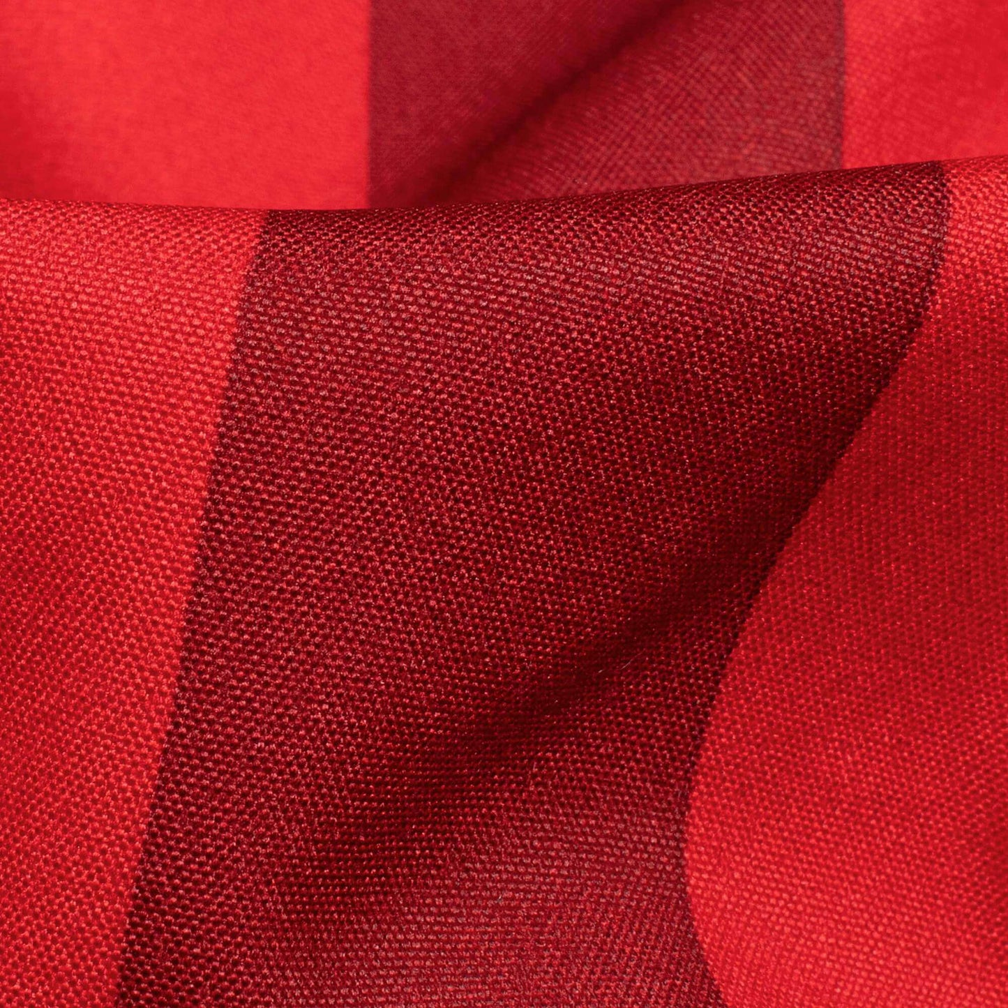 Vermilion Red And Maroon Stripes Pattern Digital Print Ultra Premium Butter Crepe Fabric - Fabcurate