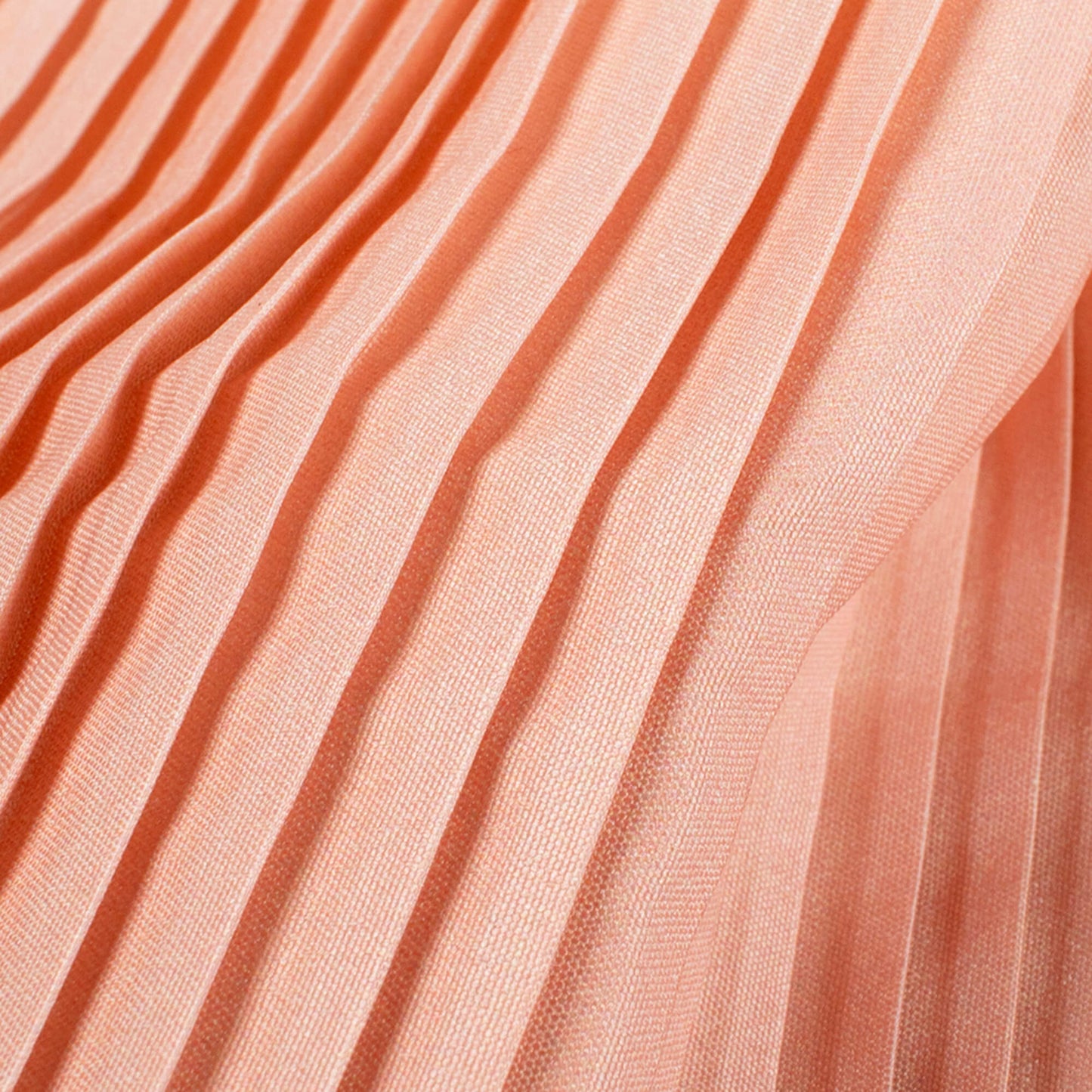 Brown And Peach Ombre Pattern Digital Print Ultra Premium Butter Crepe Pleated Fabric - Fabcurate