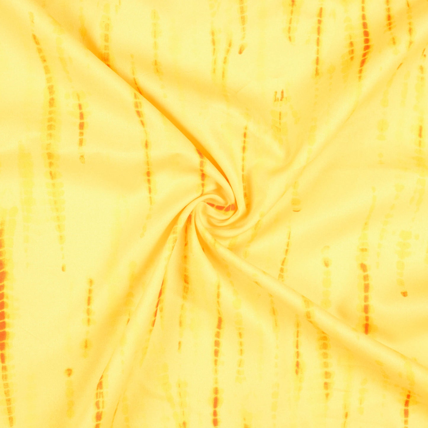 Mellow Yellow And Red Shiiborii Pattern Digital Print Ultra Premium Butter Crepe Fabric