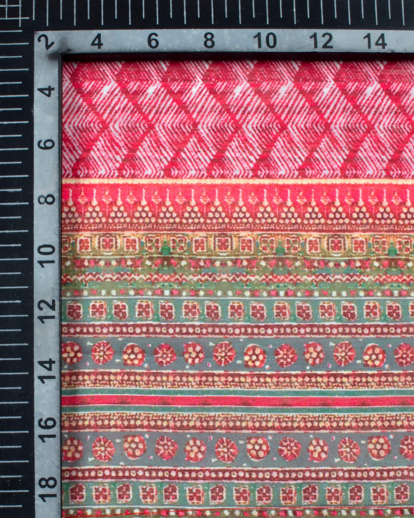 Maroon And White Floral Pattren Digital Print Chanderi Dupatta With Tassels