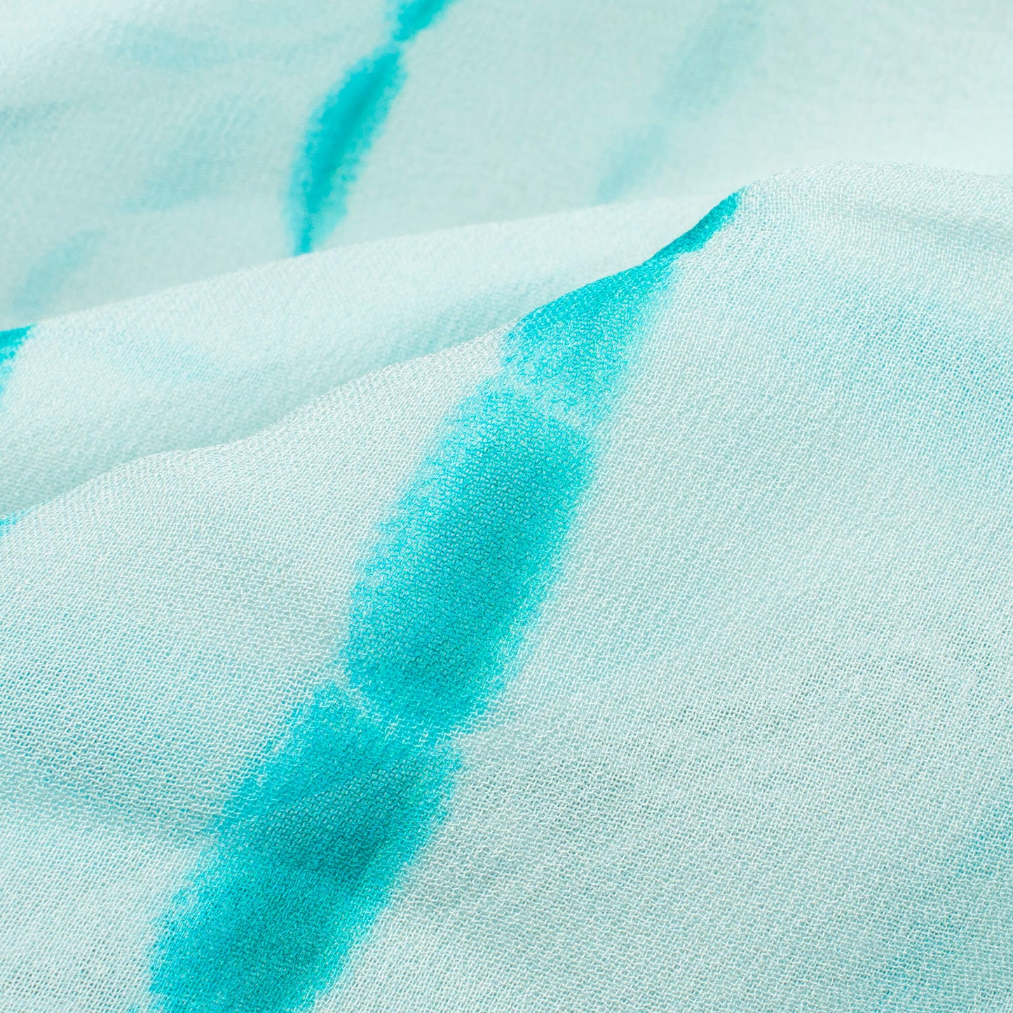 Powder Blue Shiiborii Pattern Digital Print Pure Georgette Fabric