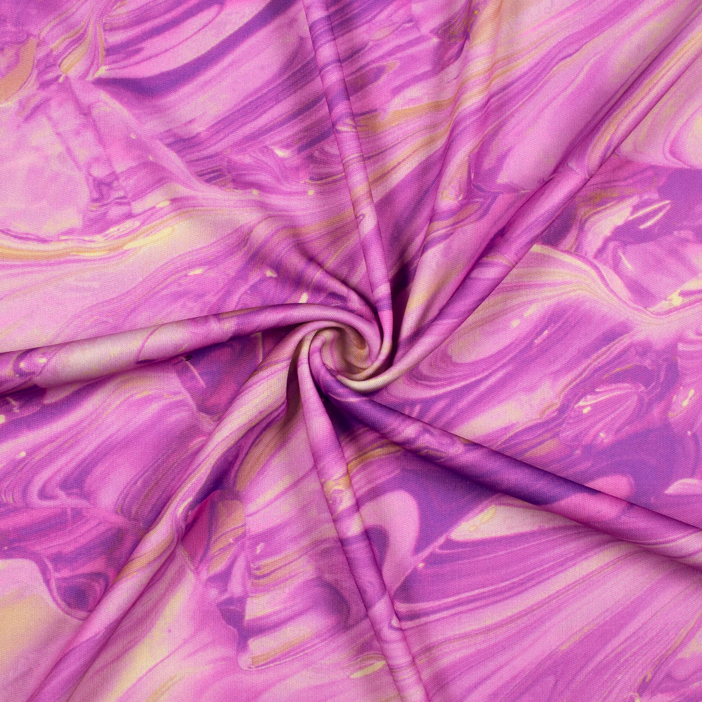 Dark Orchid Purple  Abstract Pattern Digital Print Lycra Fabric (Width 58 Inches)