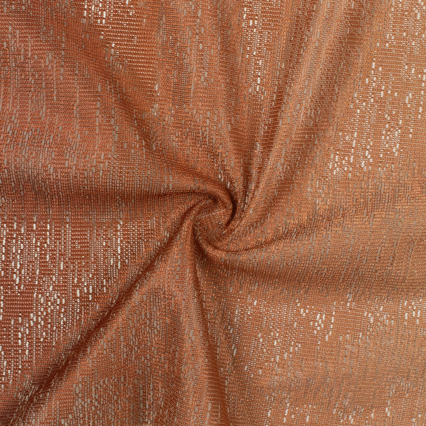 Brown Ombre Pattern Digital Print Raschel Net Fabric (Width 58 Inches)