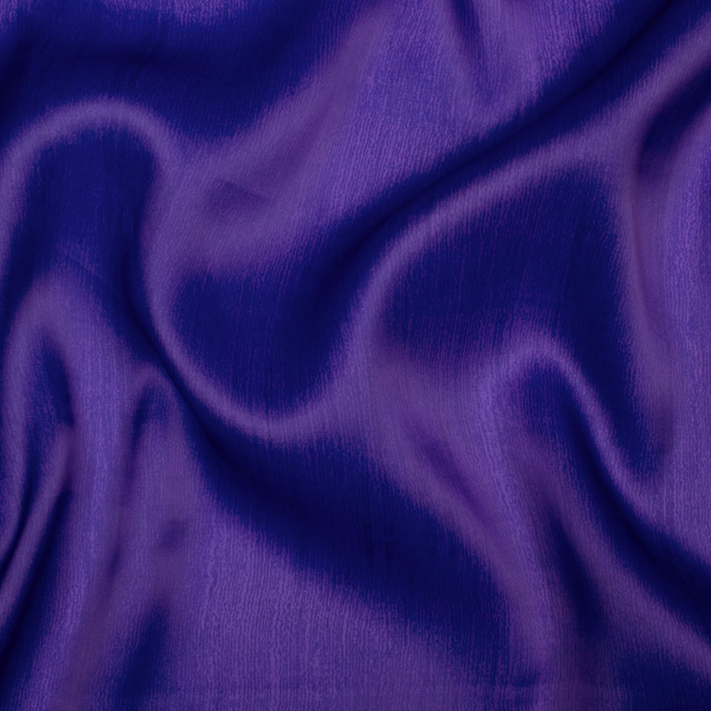 Very Peri Texture Pattern Digital Print Organza Satin Fabric