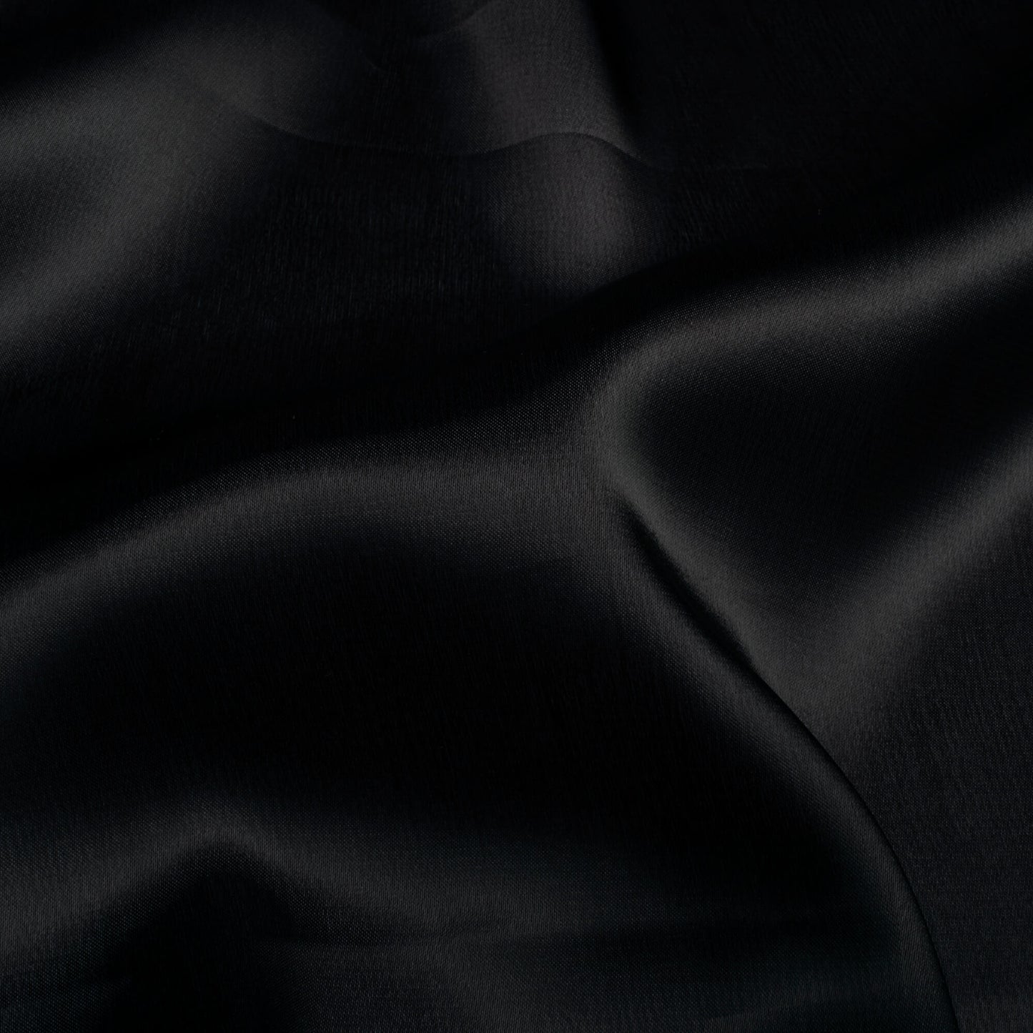 Black Texture Pattern Digital Print Organza Satin Fabric