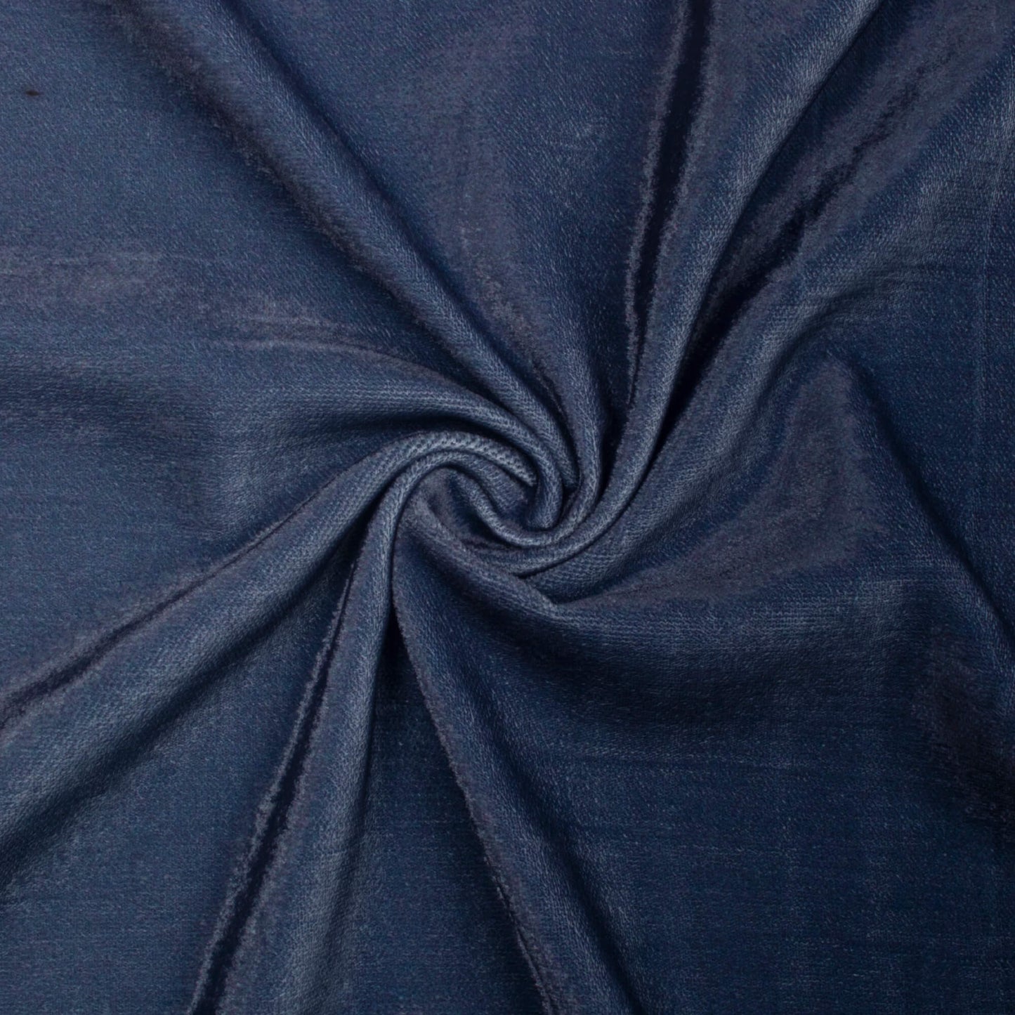 Navy Blue And Grey Ombre Pattern Digital Print Premium Velvet Fabric