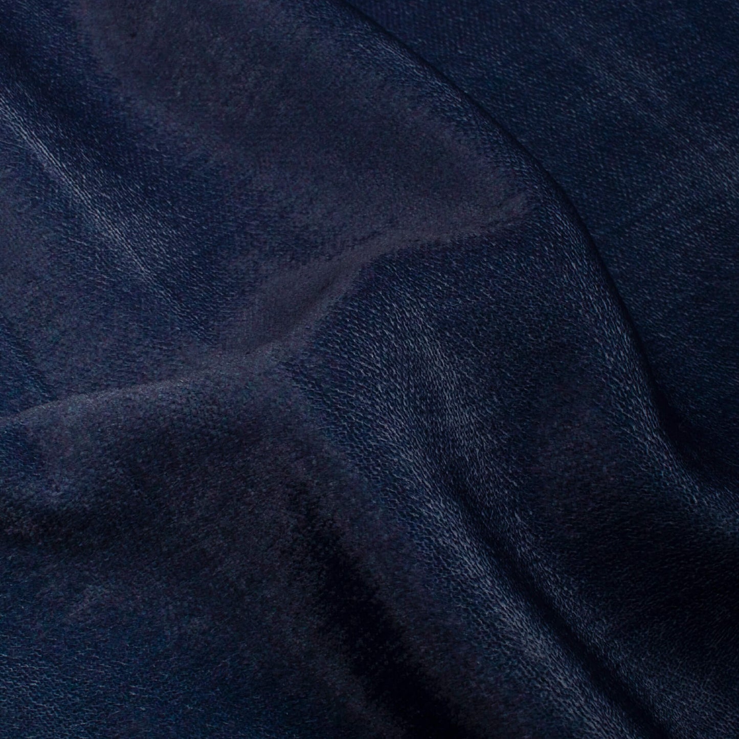 Navy Blue And Grey Ombre Pattern Digital Print Premium Velvet Fabric
