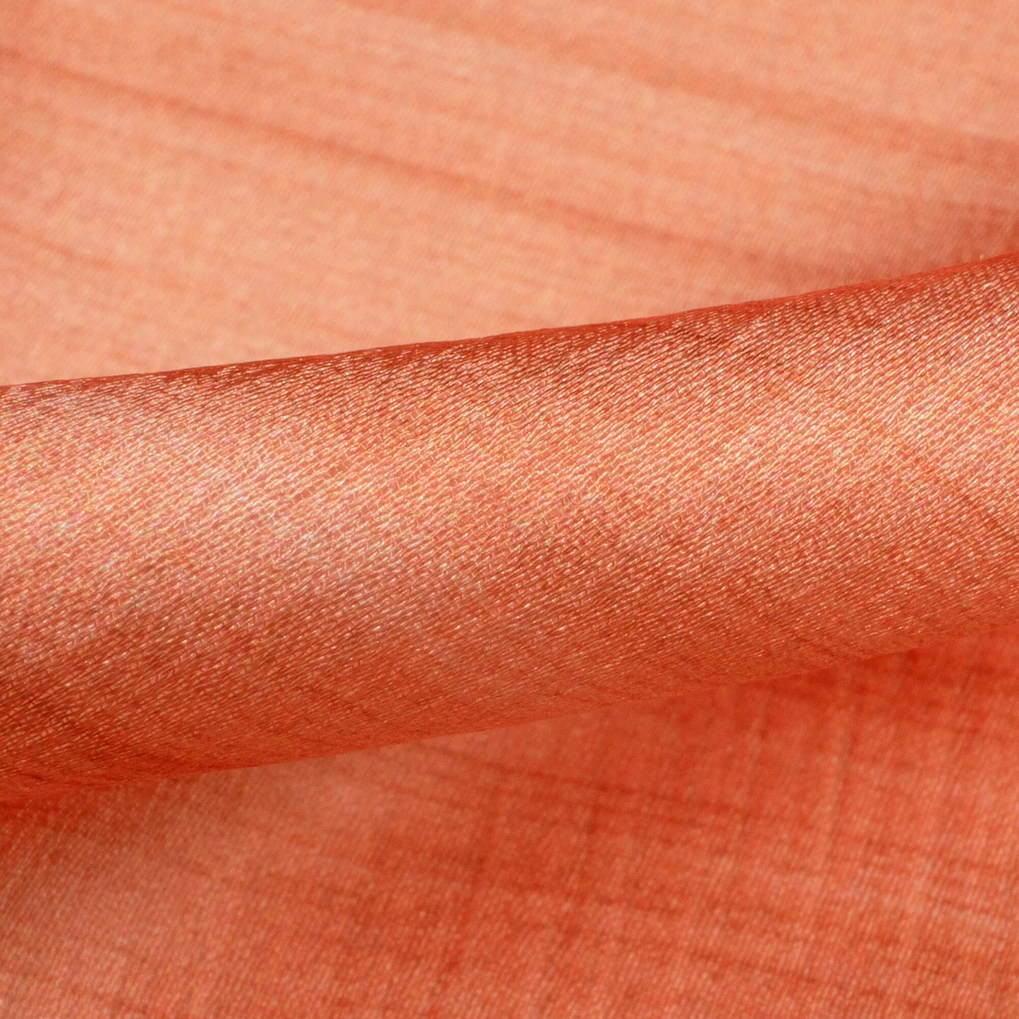 Salmon Orange Texture Pattern Digital Print Chiffon Satin Fabric
