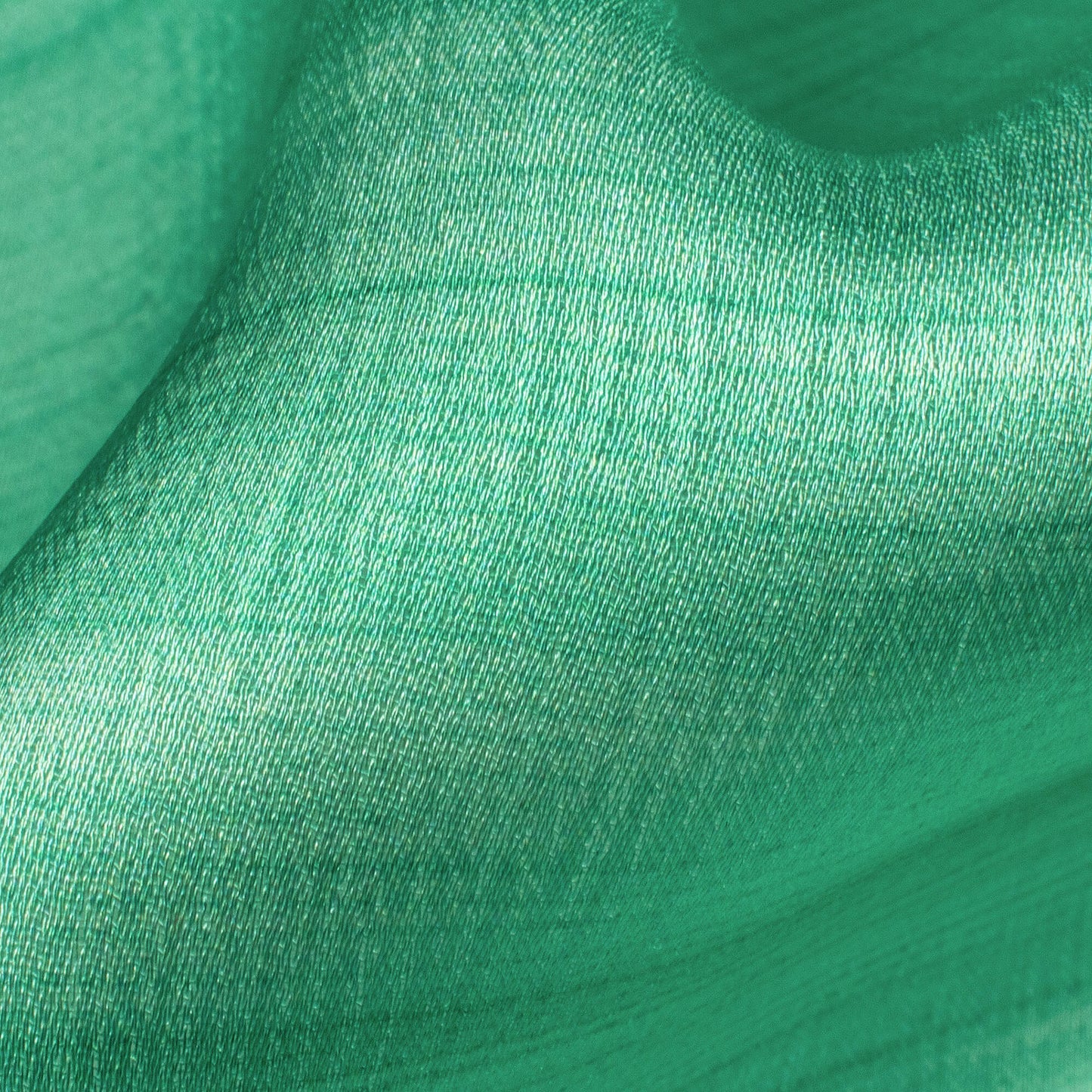 Seaform Green Texture Pattern Digital Print Chiffon Satin Fabric