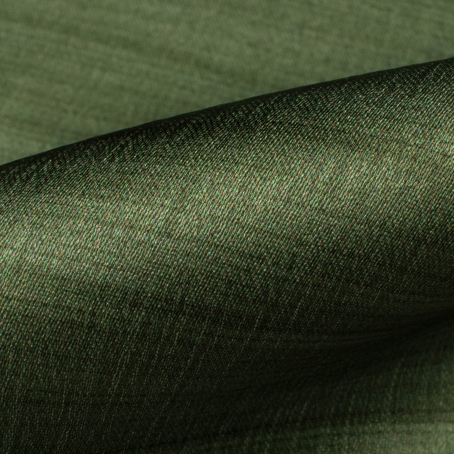Fern Green Texture Pattern Digital Print Chiffon Satin Fabric