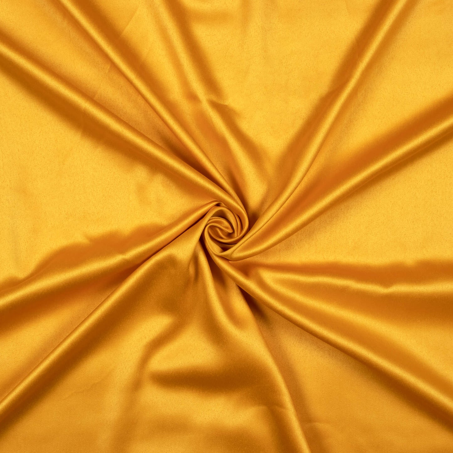 Canary Yellow Plain Butter Silk Satin Fabric (Width 58 Inches)