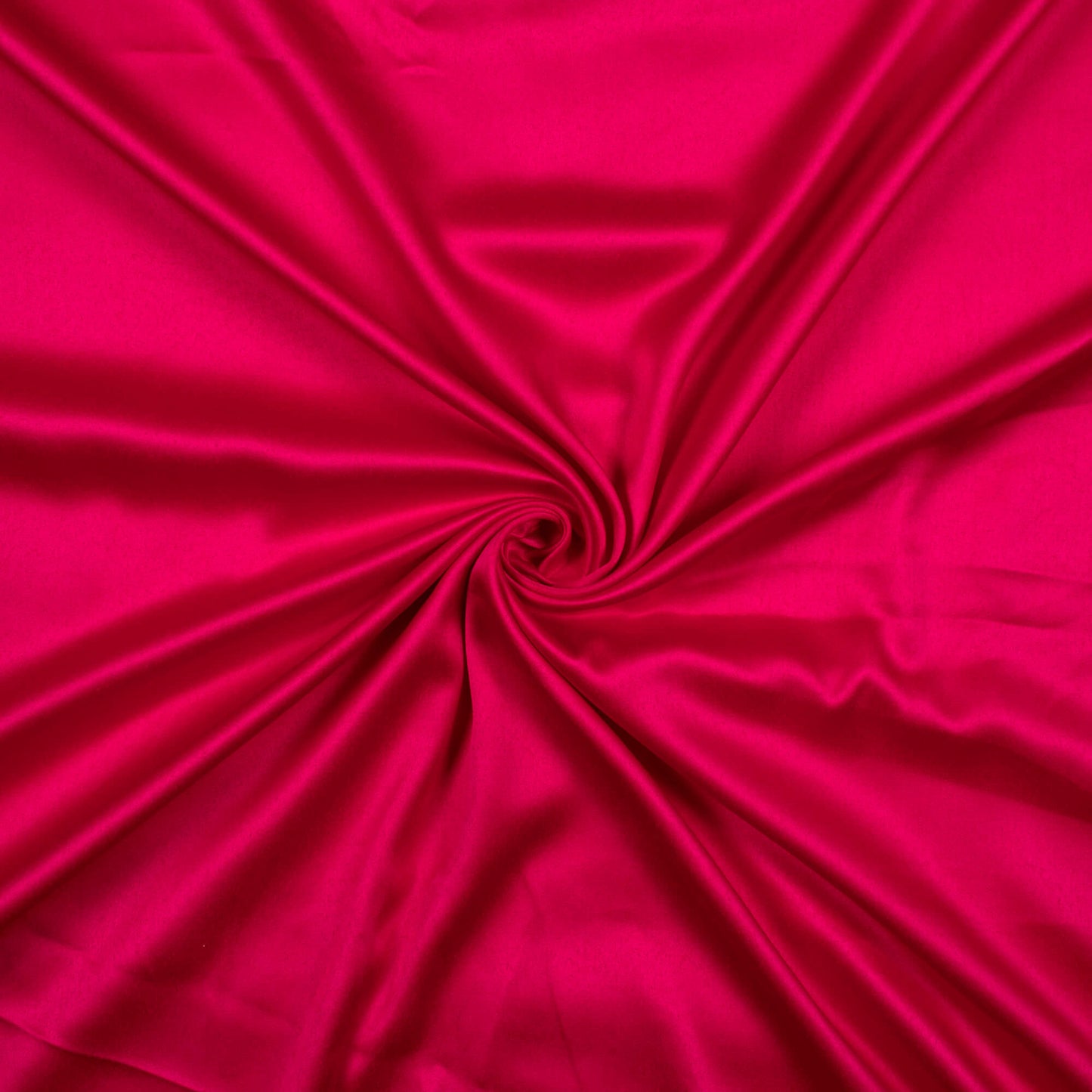 Cerise Pink Plain Butter Silk Satin Fabric (Width 58 Inches)