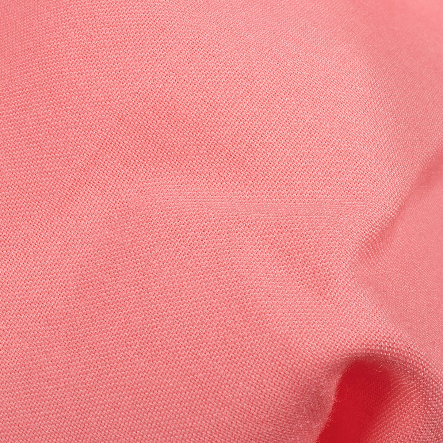 Salmon Pink Plain Poly Rayon Fabric