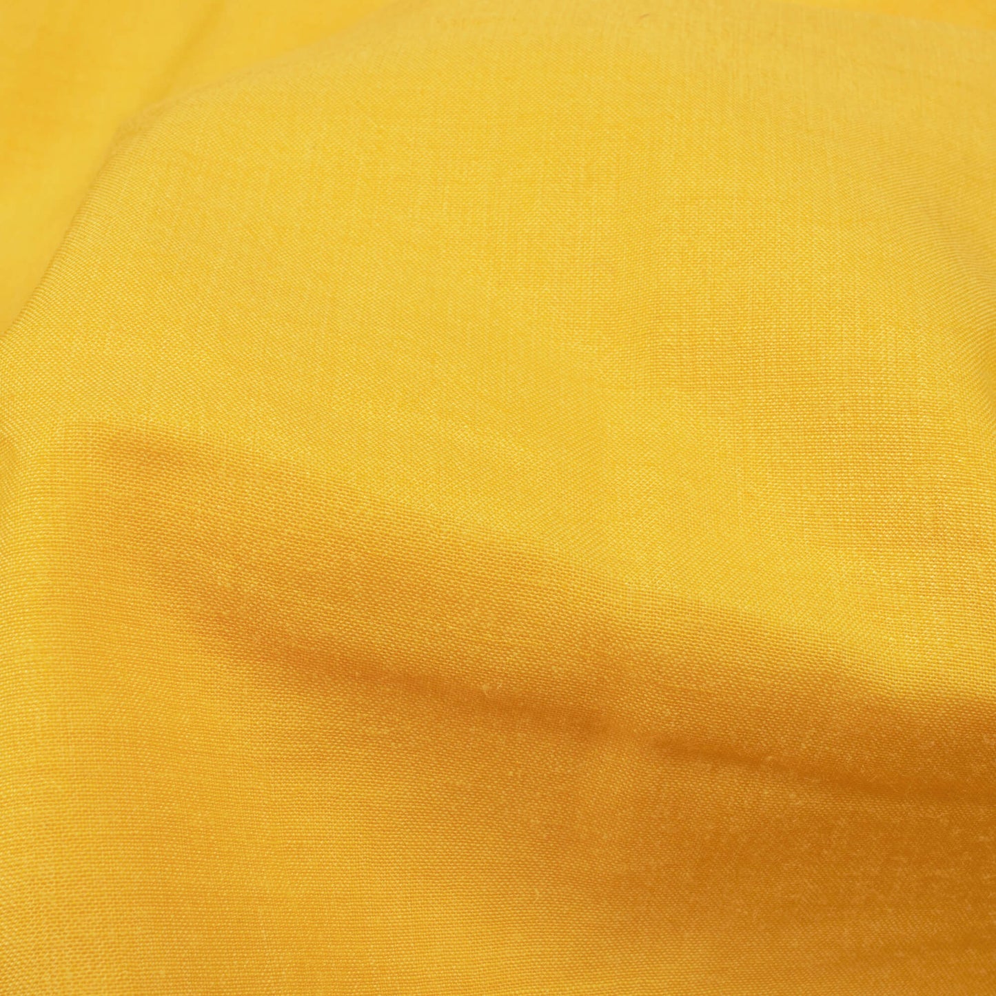 Bumblebee Yellow Plain Poly Muslin Fabric
