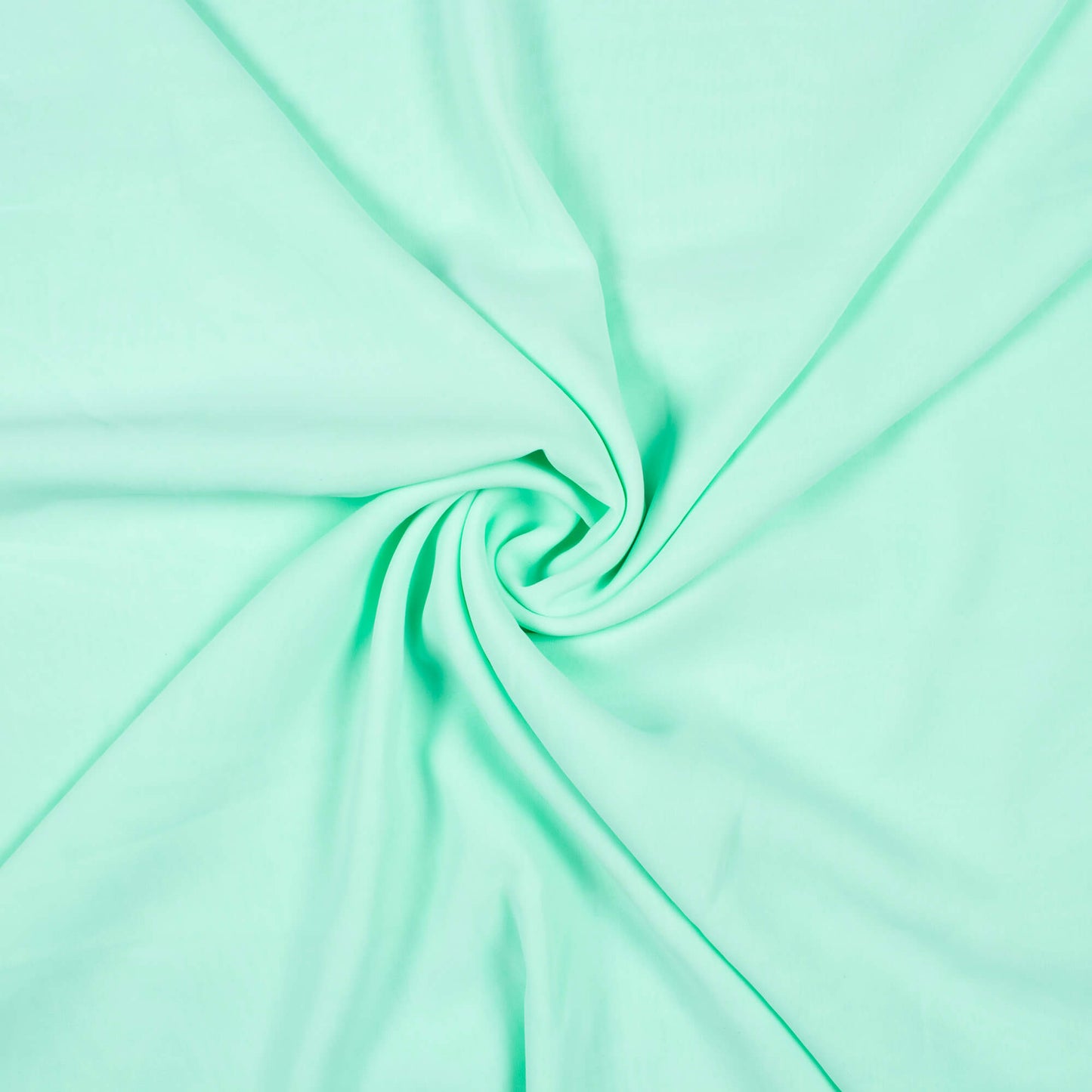 Mint Green Plain Georgette Fabric