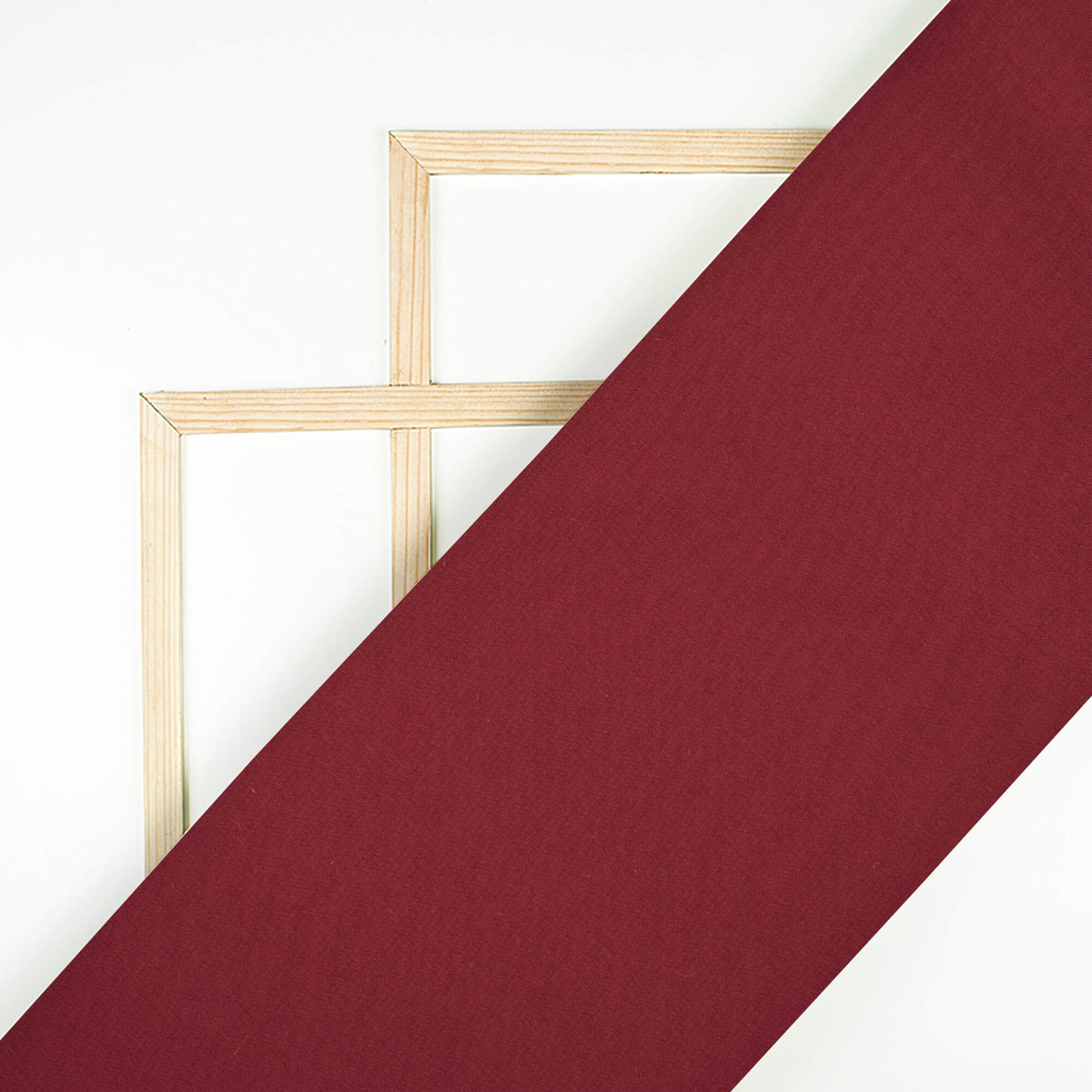 Maroon Plain Georgette Fabric