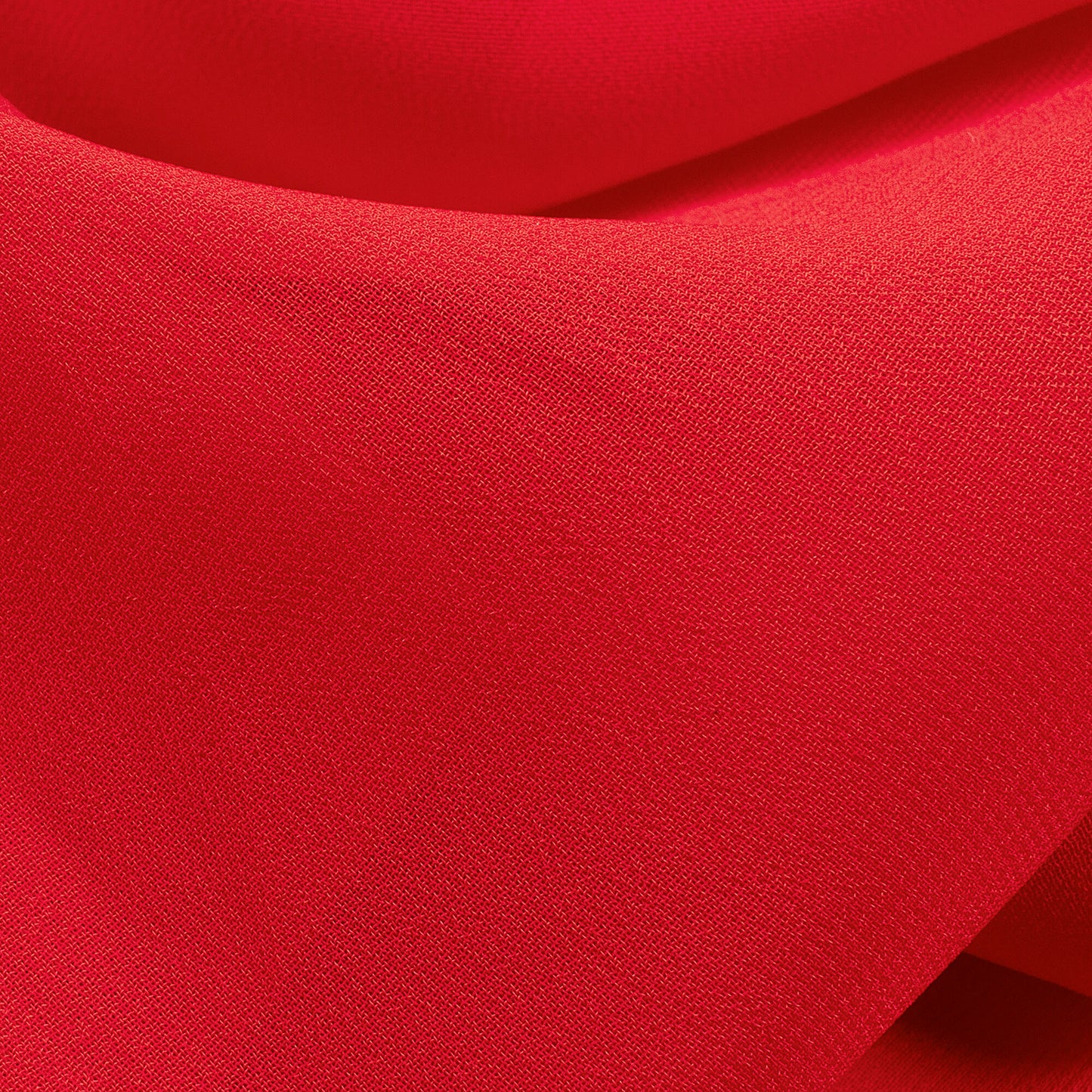 Chilli Red Plain Georgette Fabric