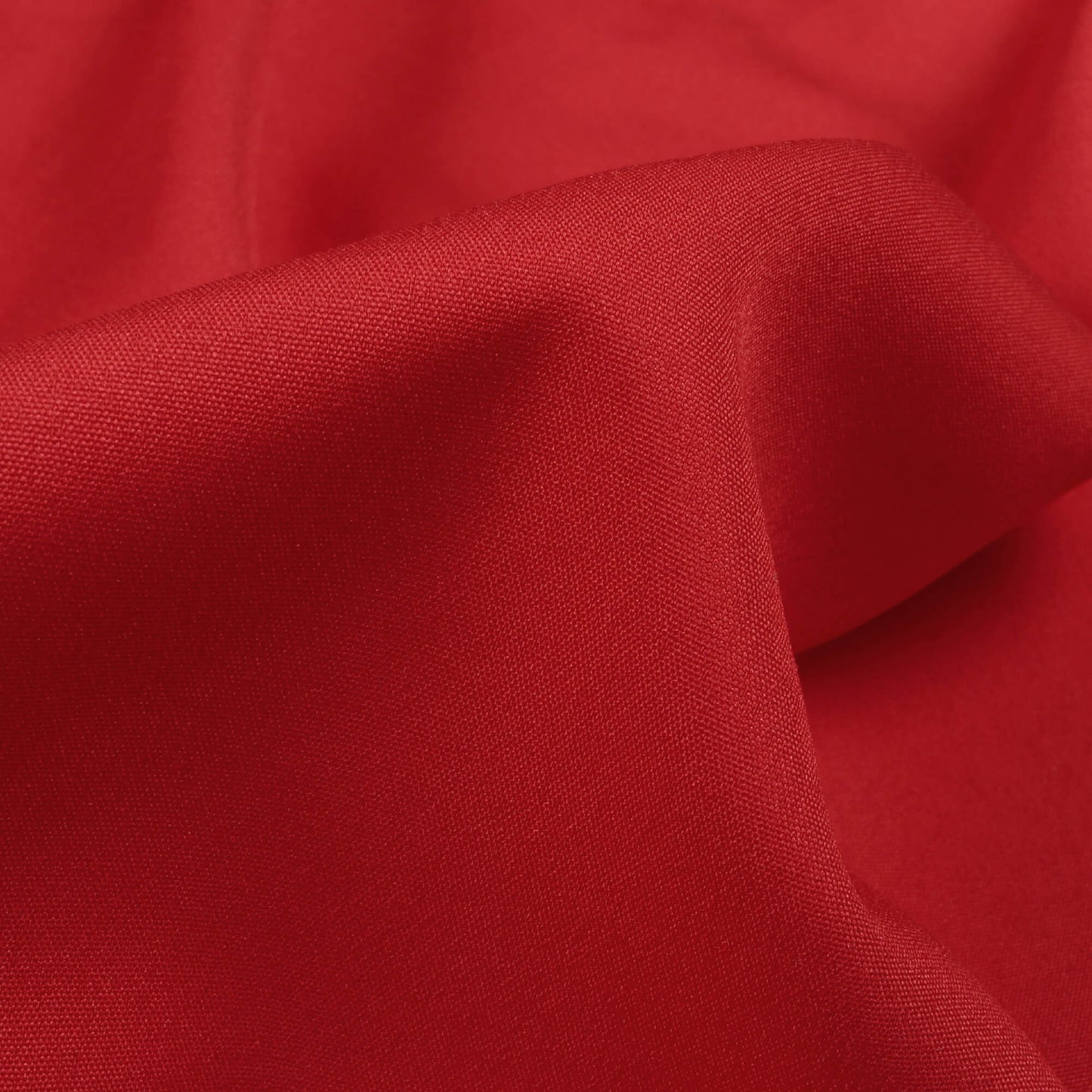 Chilli Red Plain Lining Butter Crepe Fabric