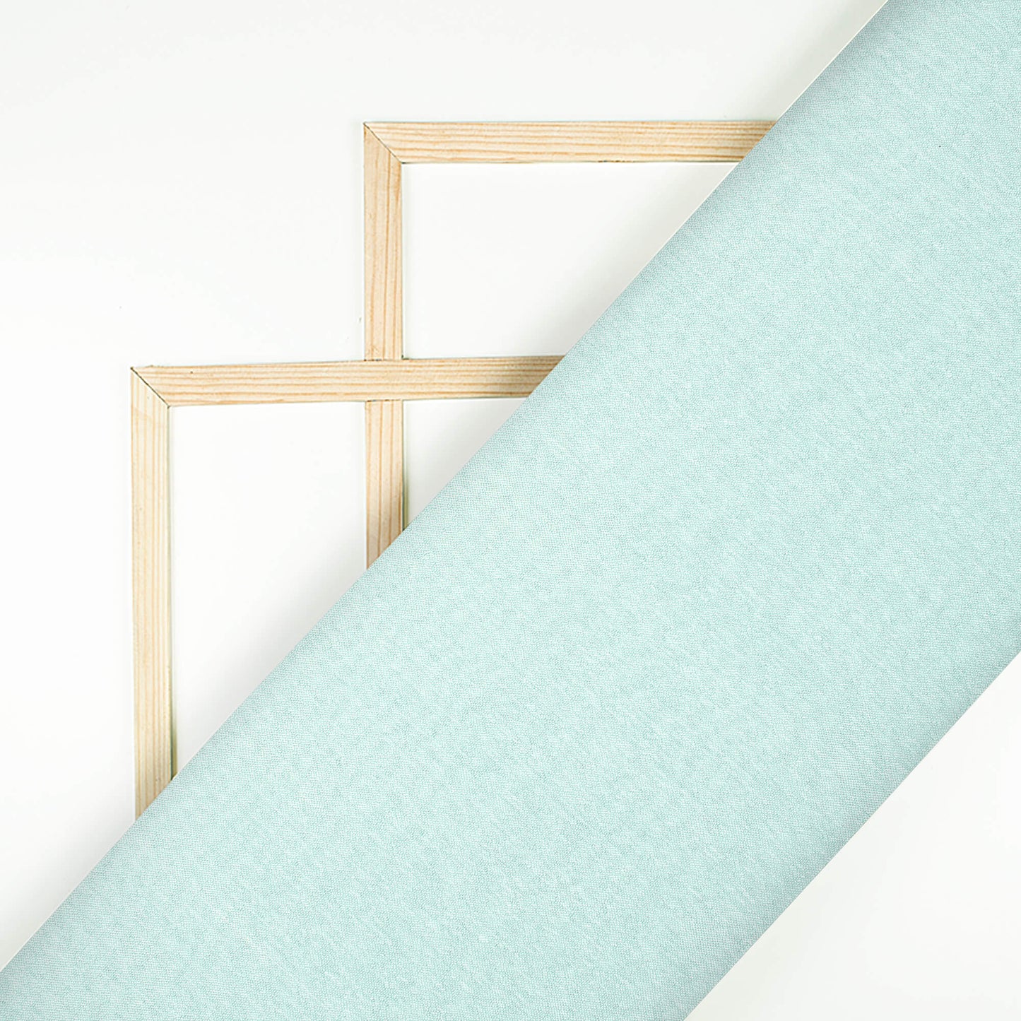 Pale Blue Plain Viscose Chinnon Chiffon Fabric