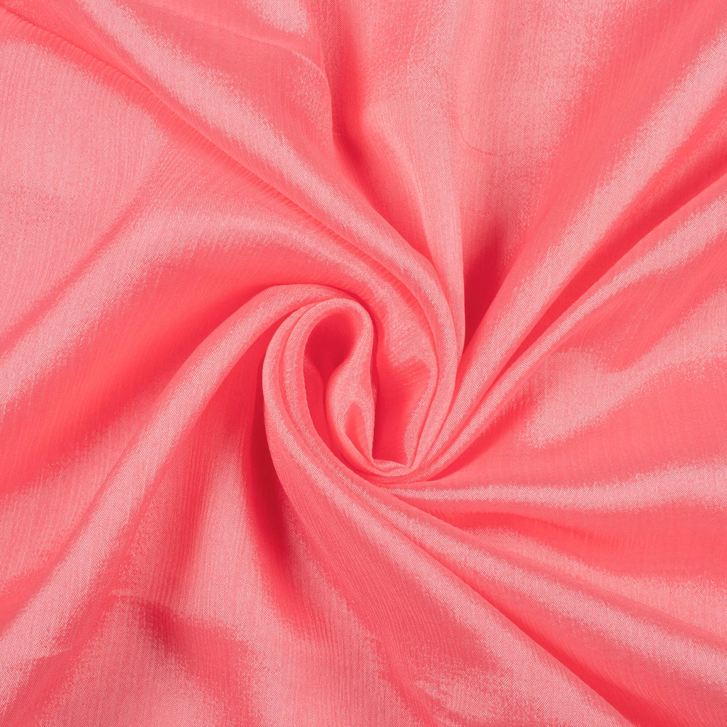 Rouge Pink Plain Pure Chinnon Chiffon Fabric