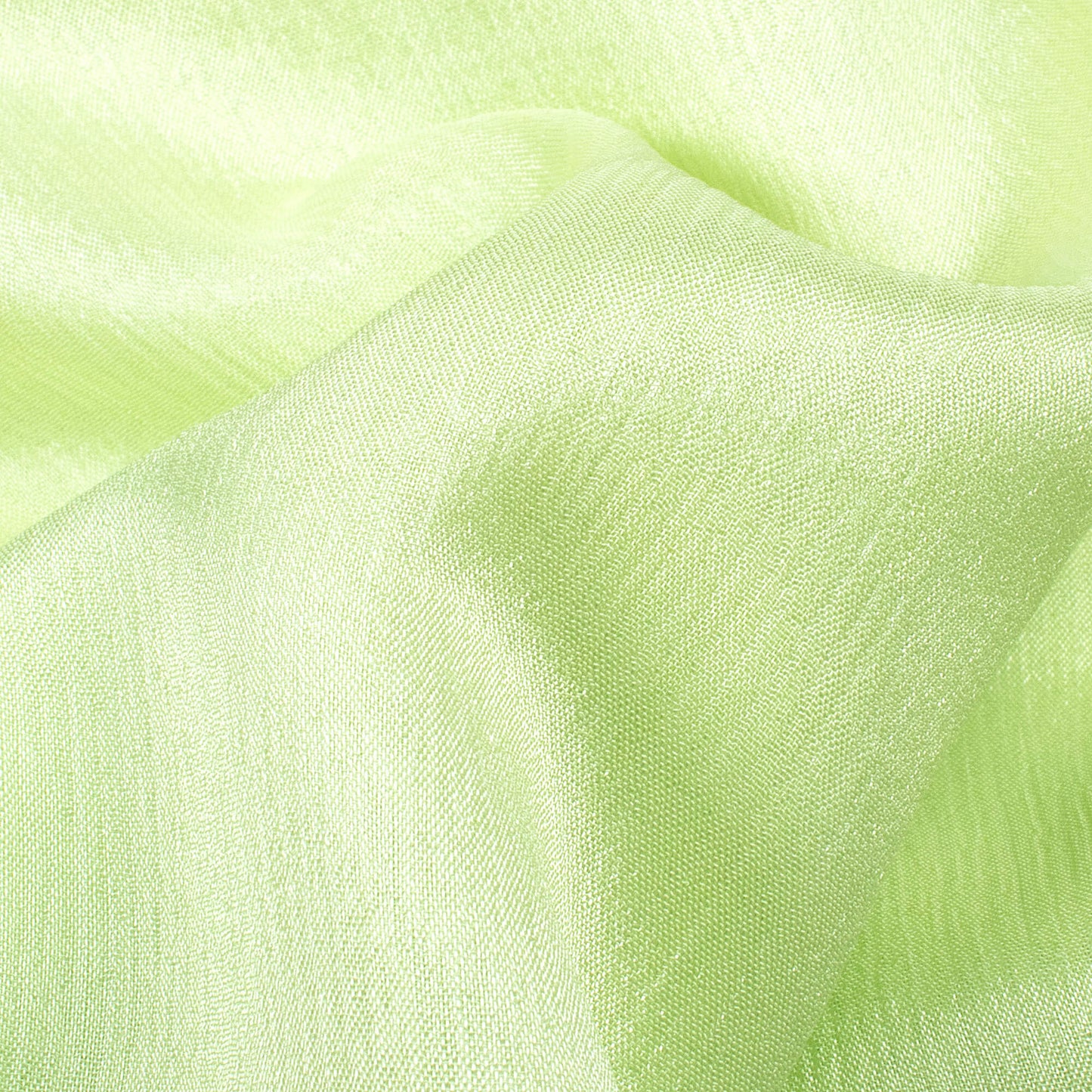 Mint Green Plain Viscose Chinnon Chiffon Fabric