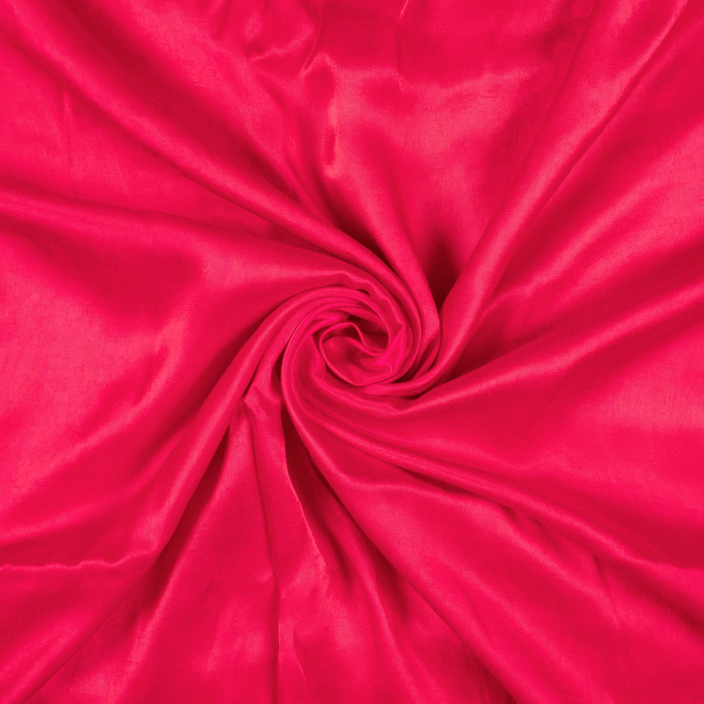 Deep Pink Plain Viscose Gaji Silk Fabric