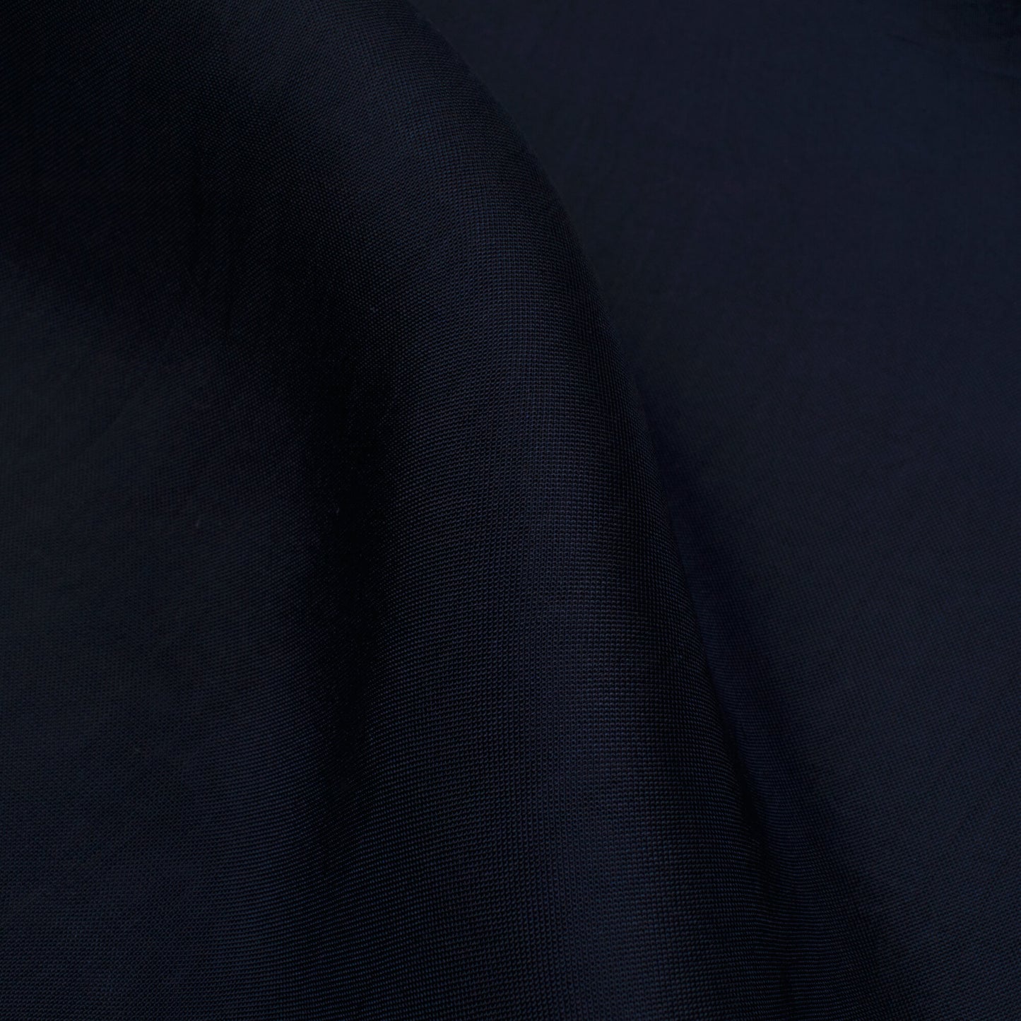 Navy Blue Plain Viscose Paper Silk Fabric